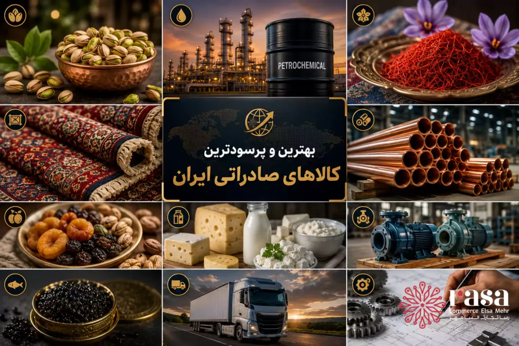 بهترین و پرسودترین کالاهای صادراتی ایران؛ بازارهای هدف جذاب برای شروع صادرات